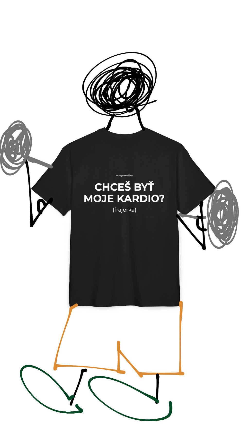 CHCEŠ BYŤ MOJE KARDIO TRIČKO