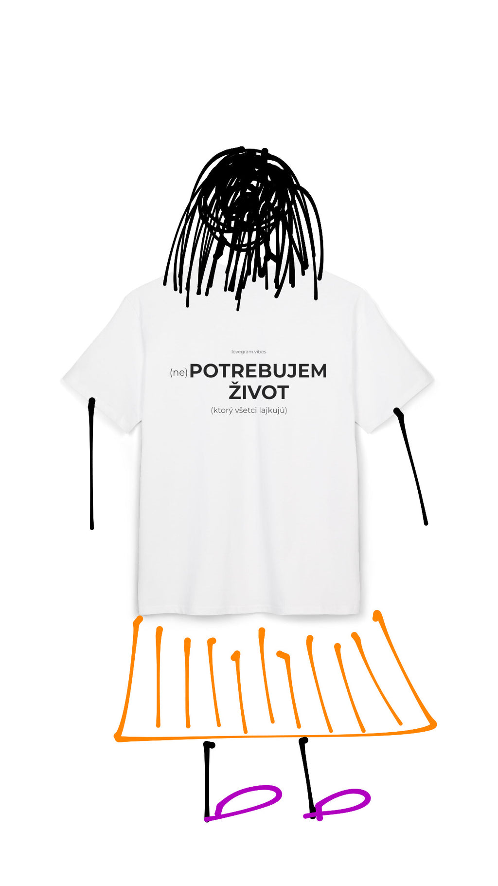 (ne)POTREBUJEM ŽIVOT TRIČKO